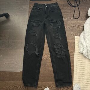 BDG high rise baggy ripped